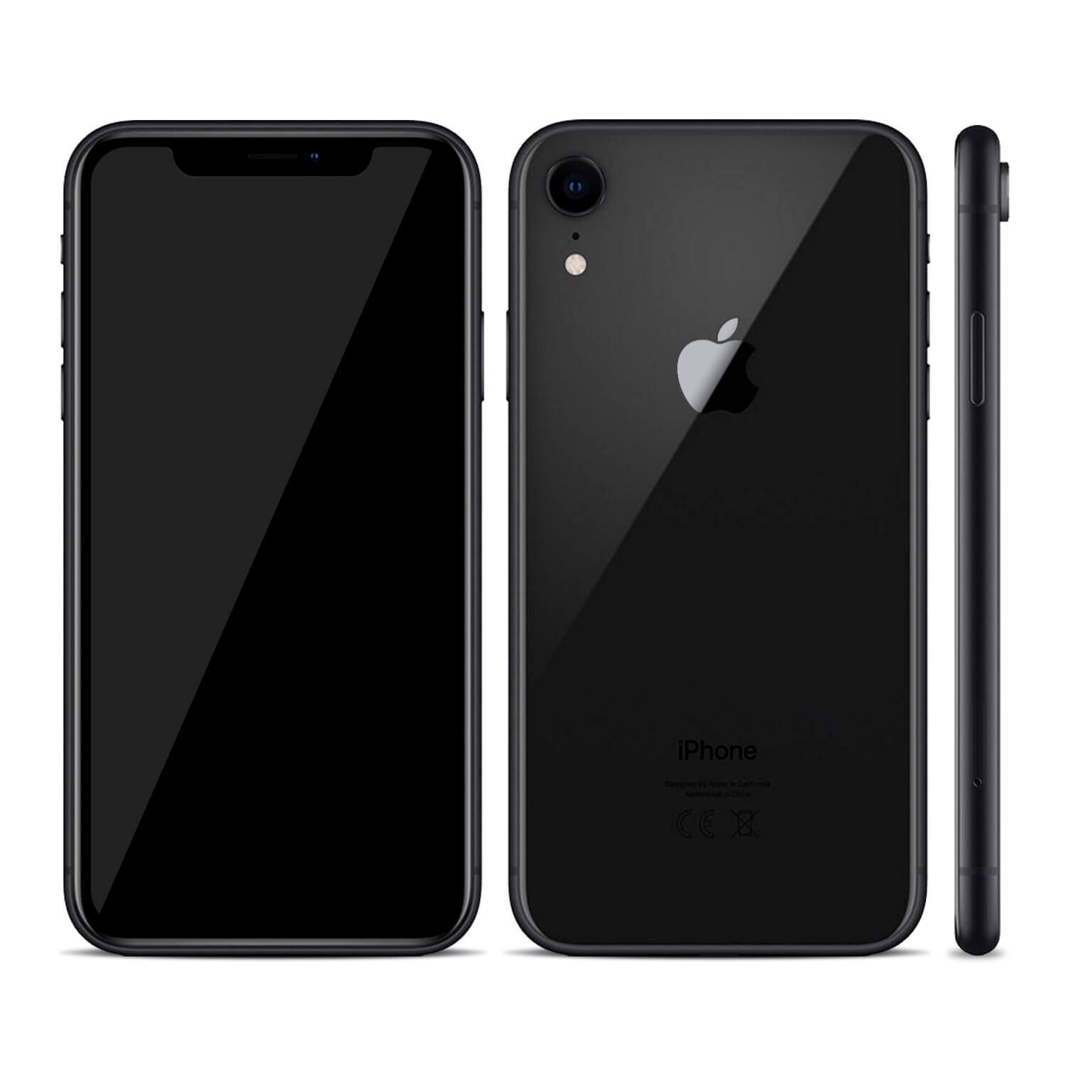 Alt View 4. Apple - Pre-Owned Good iPhone XR 256GB (Unlocked) - Black.
