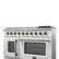 Alt View 1. Forno Appliances - Galiano 5.36 Cu. Ft. Freestanding Double Oven Gas Convection Range with Left-Swing Door - White.
