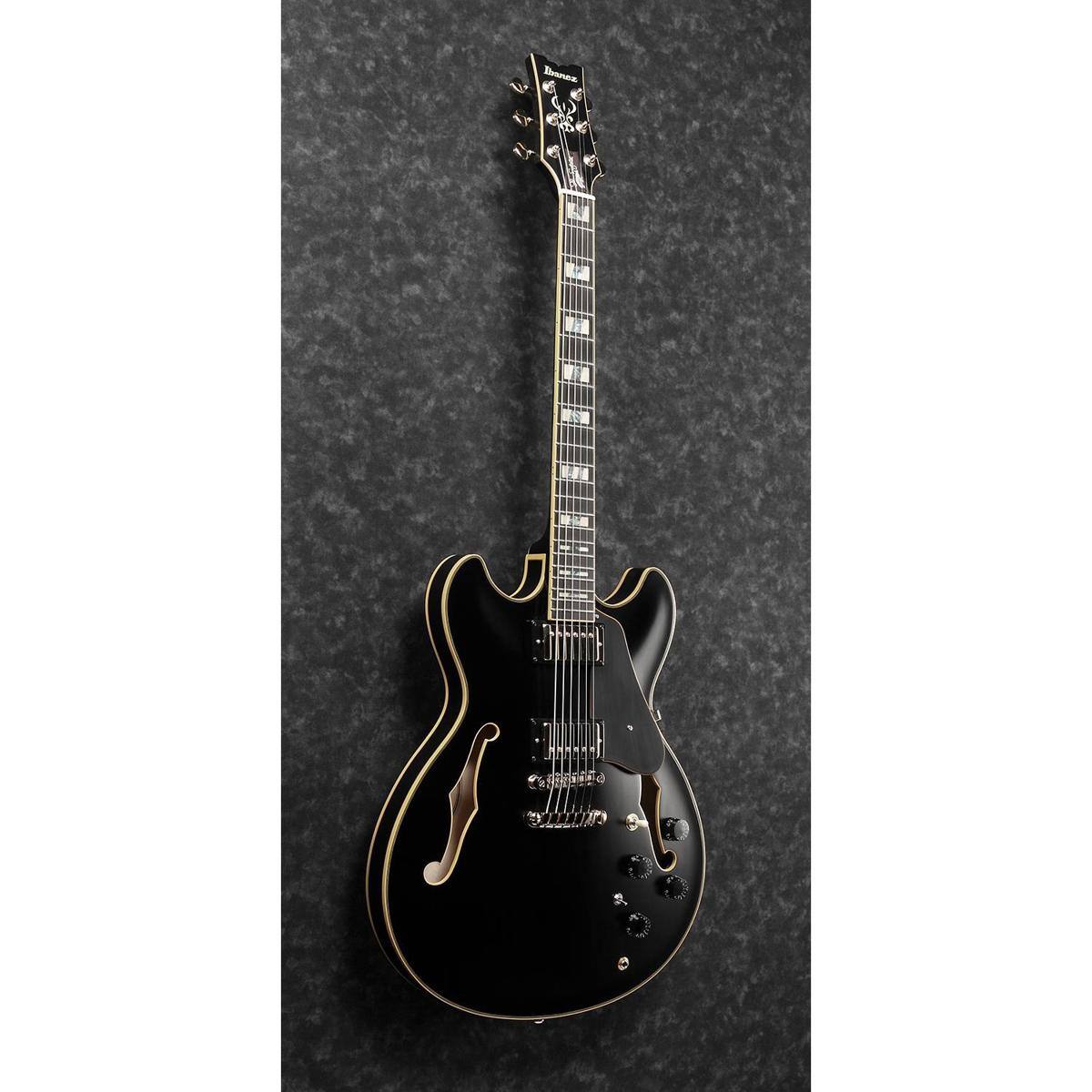 Alt View 4. Ibanez - Ibanez John Scofield Signature JSM20 Electric Guitar w/Case,Black Low Gloss.
