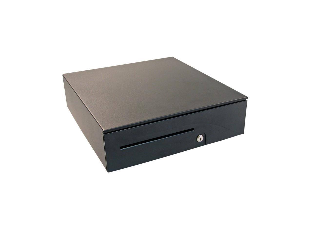 Alt View 2. APG Cash Drawer - APG T320-BL1616-P S100 Printer Drawer Cable Req 5Billx5Coin Till Plastic Bill Hold.