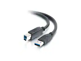 Cables to Go - C2G 54174 2M USB 3.0 A MALE TO B MALE CABLE (6.5FT) - Black