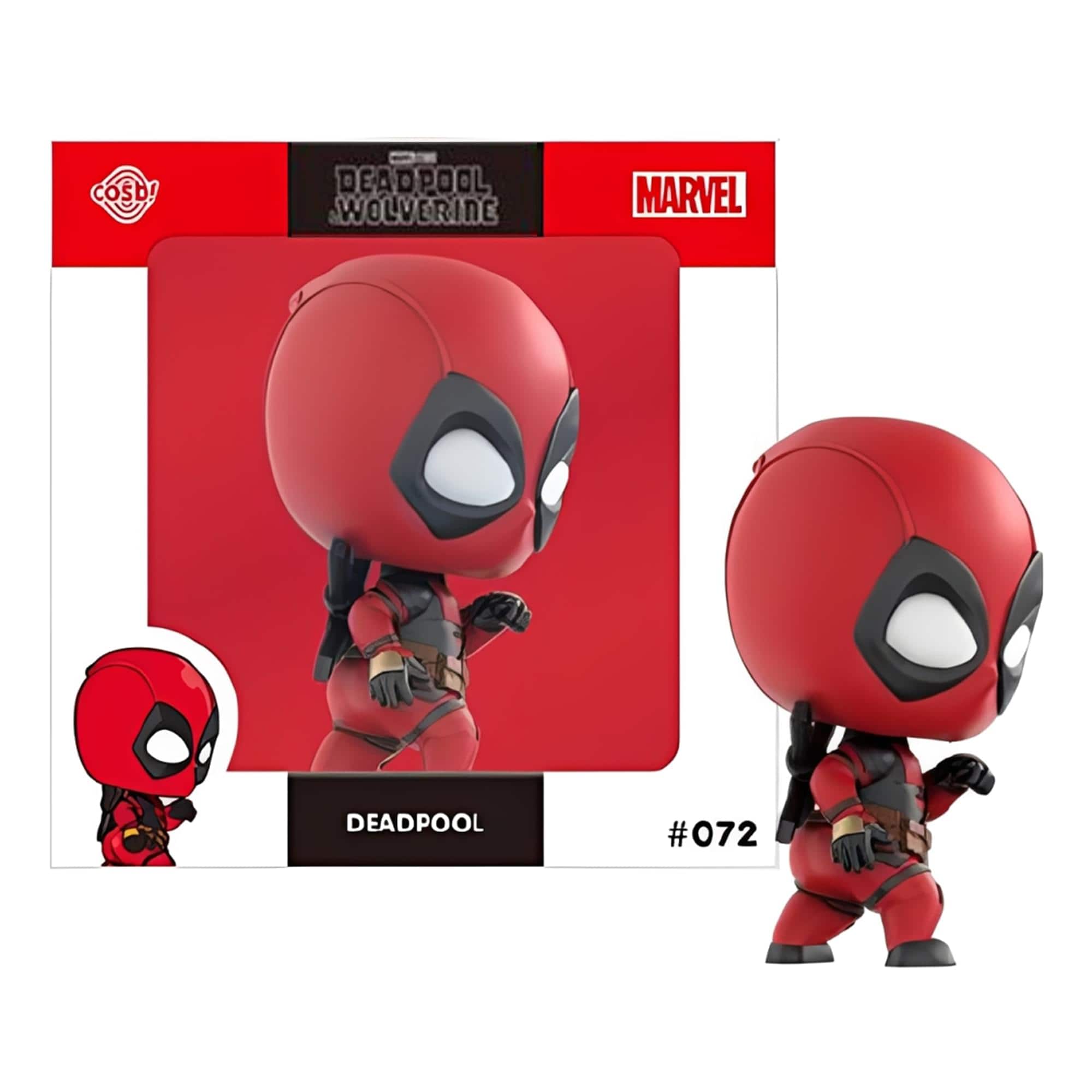 Hot Toys - Marvel Deadpool & Wolverine Cosbi Bobble Head | Deadpool #72 - Red price history on PriceWatchPro