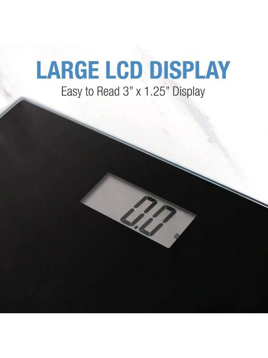 LARGE LCD DISPLAY  
Easy to Read 3" x 1.25" Display