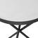 Alt View Zoom 32. Walker Edison - Contemporary Tray-Top Faux Marble Round Side Table - Black/Grey Marble.