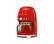 Angle. SMEG - DCF02 Drip 10-Cup Coffee Maker - Red.