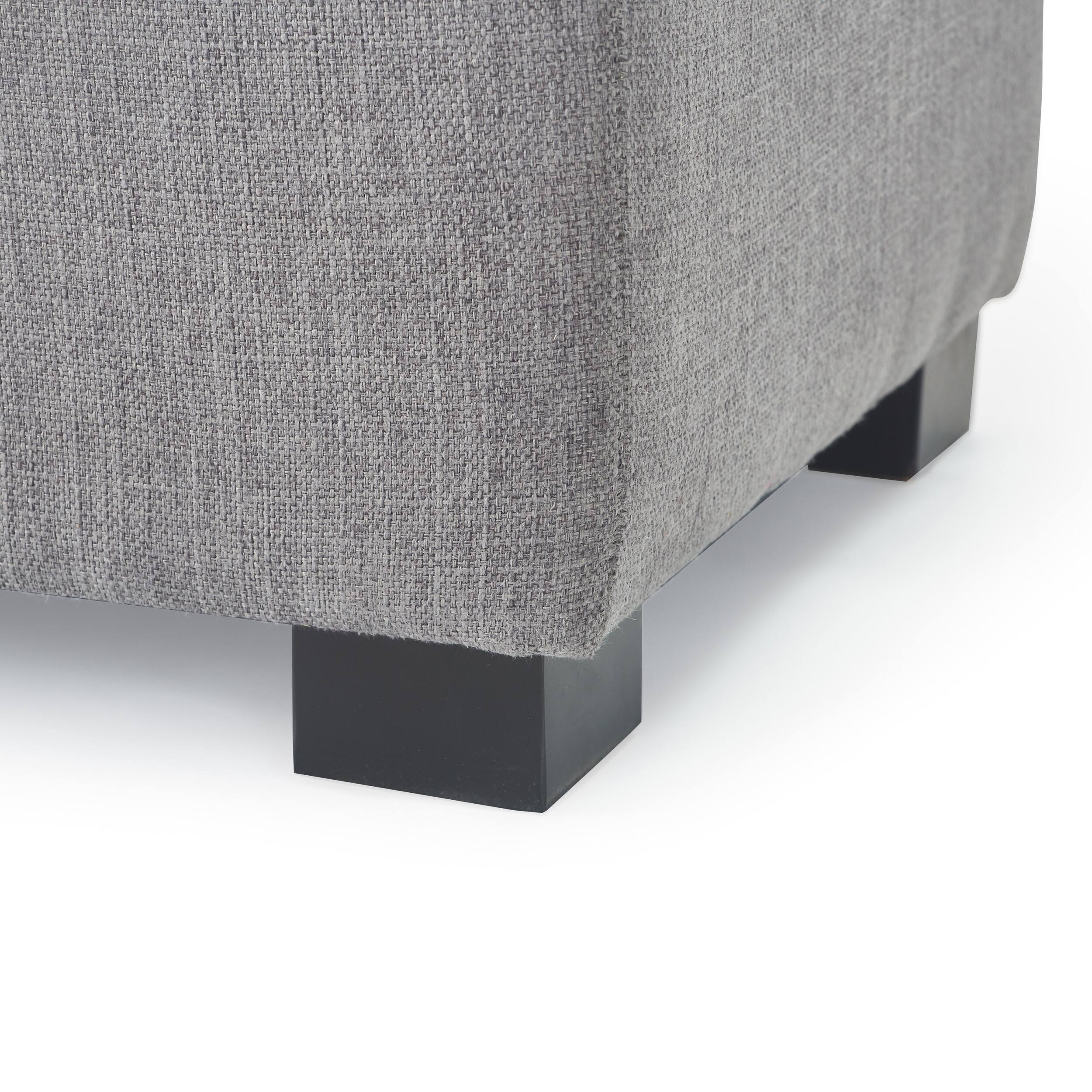 Alt View 16. Adore Decor - Arlo Upholstered Storage Bench - Gray.