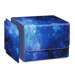 Kitcheniva - Magnetic Game Card Case Desk Organizer For MTG/TCG/CCG - Starry Sky