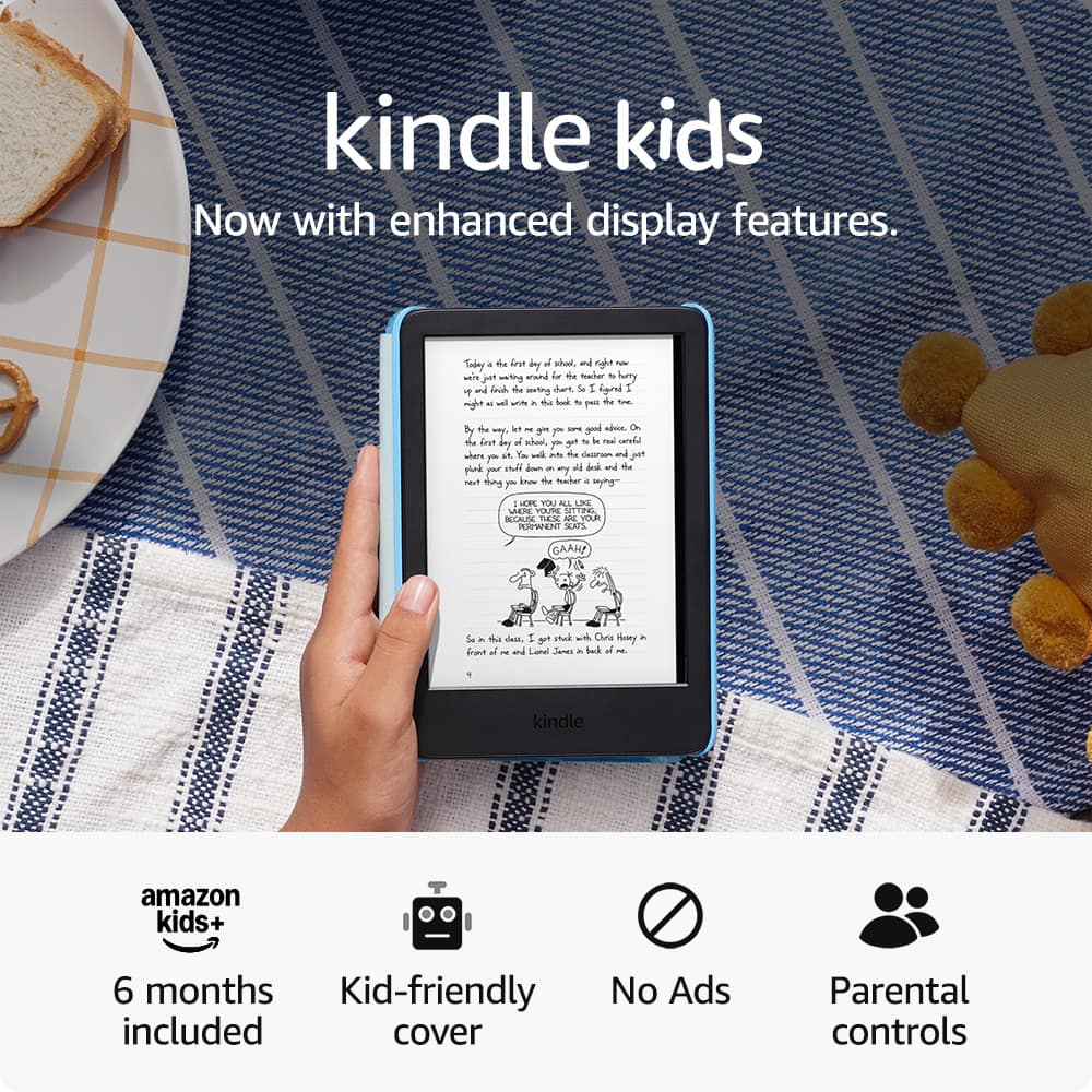 Kindle Kids Now with enhanced display features. Tab any device of your choice. Try it out for 7 days - Te wtng arand 2 towher. hry ad fid due to dant le I igni 1 4 mge - - - d . L du - By d it a - - ss 9 - 1 & lout of wwl g to la Listes by - Ltem o You ad a deron and 1 inl im - ay di dk a du yo nuT kmow d swher - mying y: GEN VOU - LNS VAI VOLE SYTMAL A NEW I PE PON/WHENT SEATS GAAHE L a d de gt thal Chris Hoay . ban of - a Land James - 1e - - kindle amazon kids+ 6 months Kid-friendly included cover No Ads Parental controls