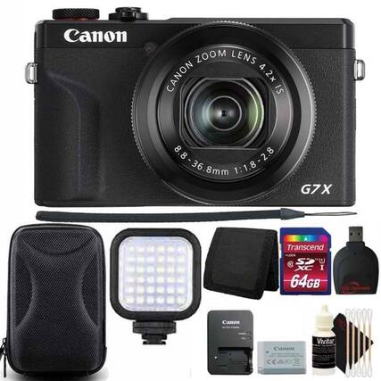Canon Zoom Lens Canon 4.2x IS 8.8 8 - 2.8 1:1.8-2.8 - 36.8mm 1:1.8 G7X Transcend FLOCK SP U o XC I 64GB Canon Canon Vivitar CE