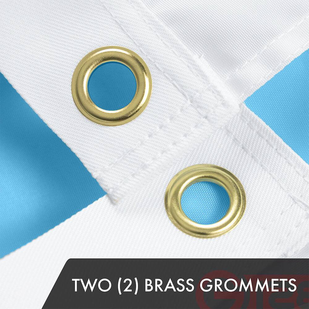 TWO (2) BRASS GROMMETS