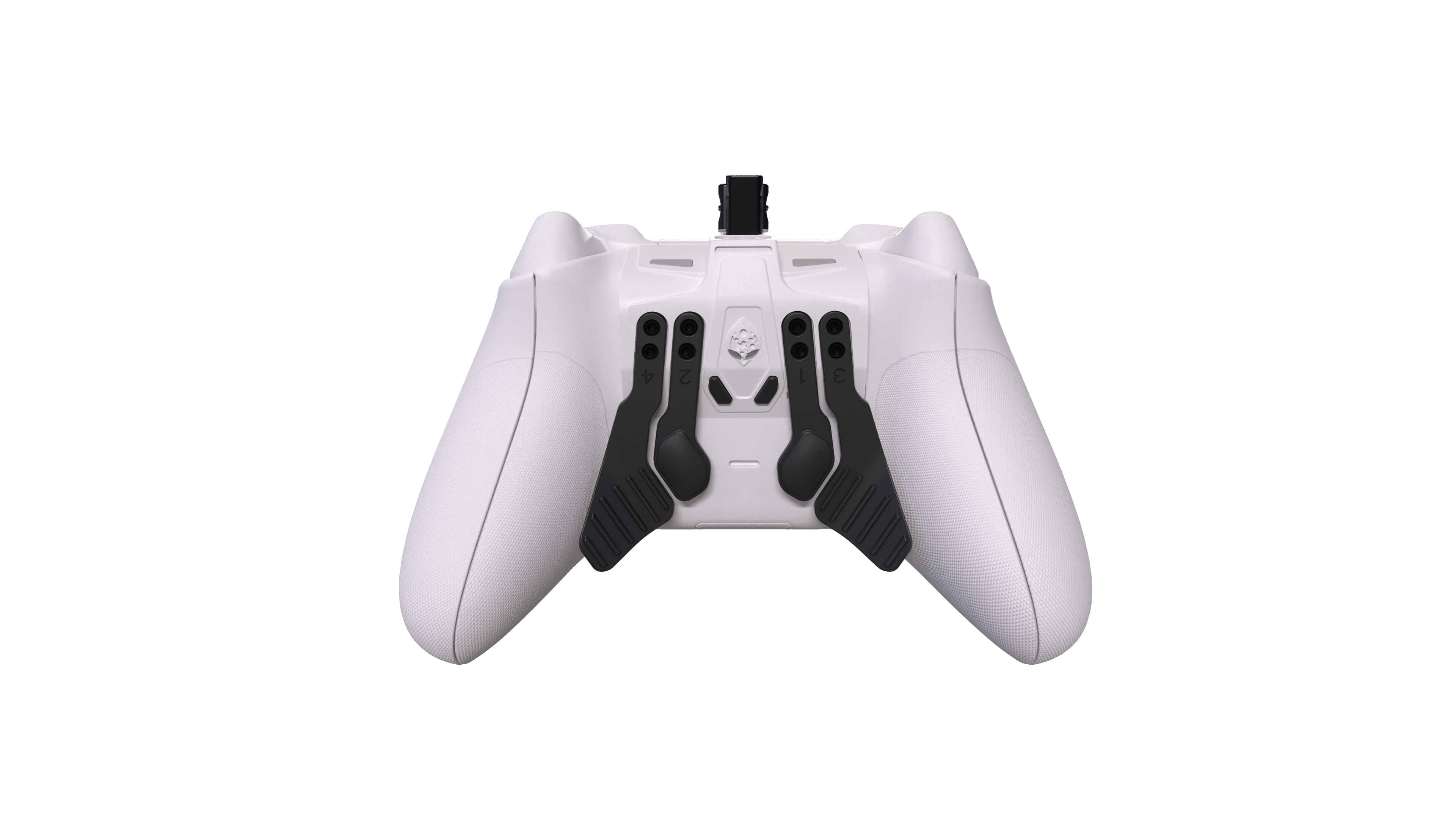Alt View 11. Collective Minds - Strike Pack Horizon 4 Back Paddle adapter for standard Series X | S and Xbox One Controllers - White.