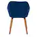 Alt View Zoom 14. CorLiving - Ayla Velvet Side Chair - Navy Blue.