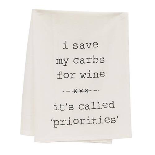i save my carbs for wine  
it's called 'priorities'