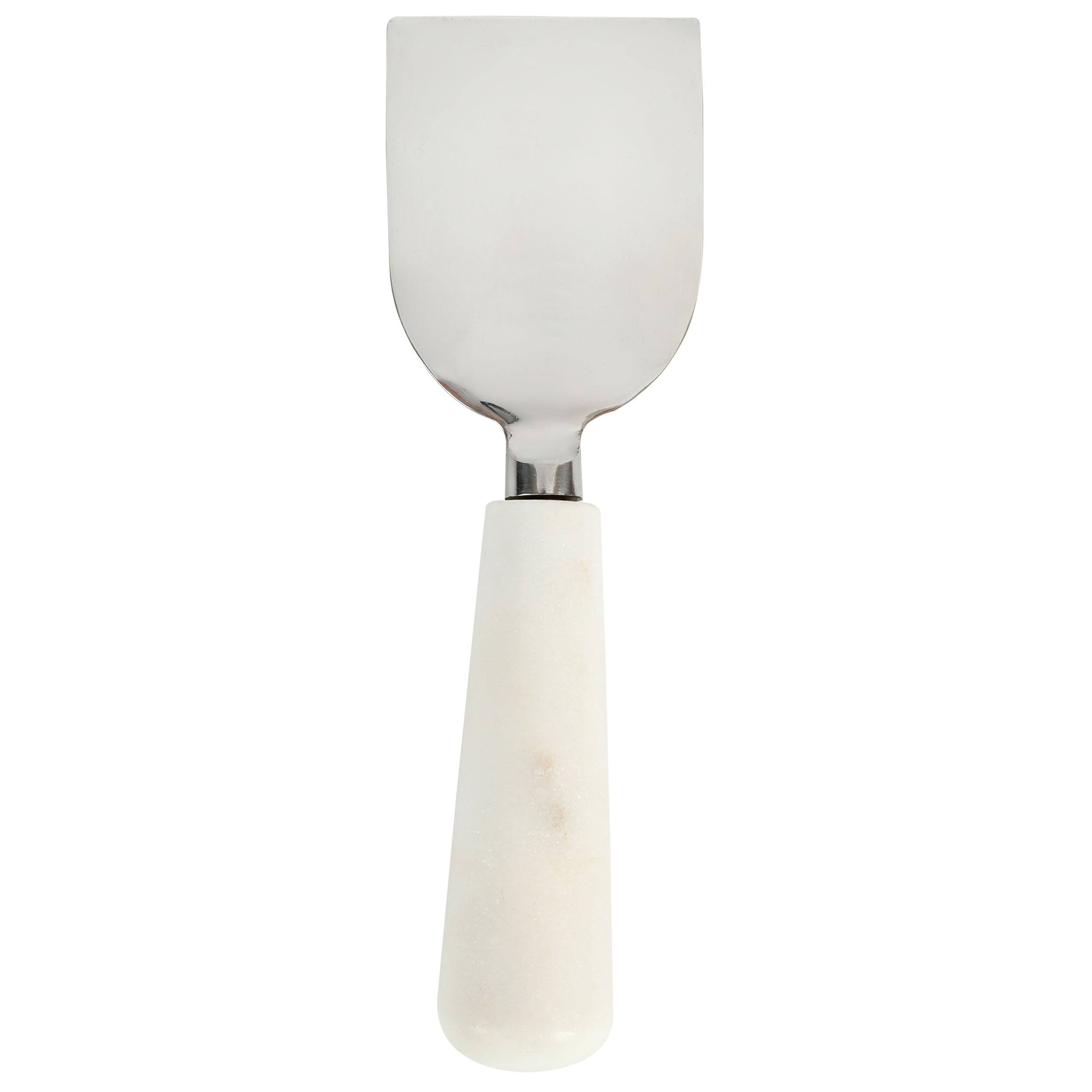 Alt View 2. Laurie Gates - Laurie Gates California Designs Marble and Stainless Steel 3 Piece Cheese Knife Set in White - White.