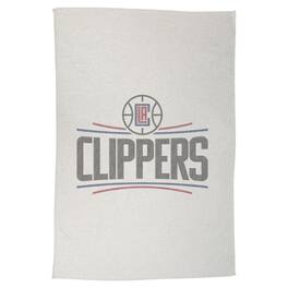 Logo Brands - LA Clippers 54" x 84" Sweatshirt Blanket - Multicolor