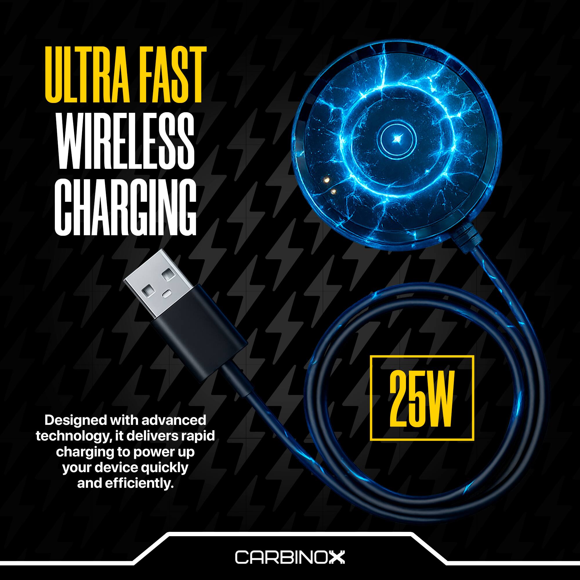 ULTRA FAST WIRELESS CHARGING

Designed with advanced technology, it delivers rapid charging to power up your device quickly and efficiently.

25W

CARBINOX