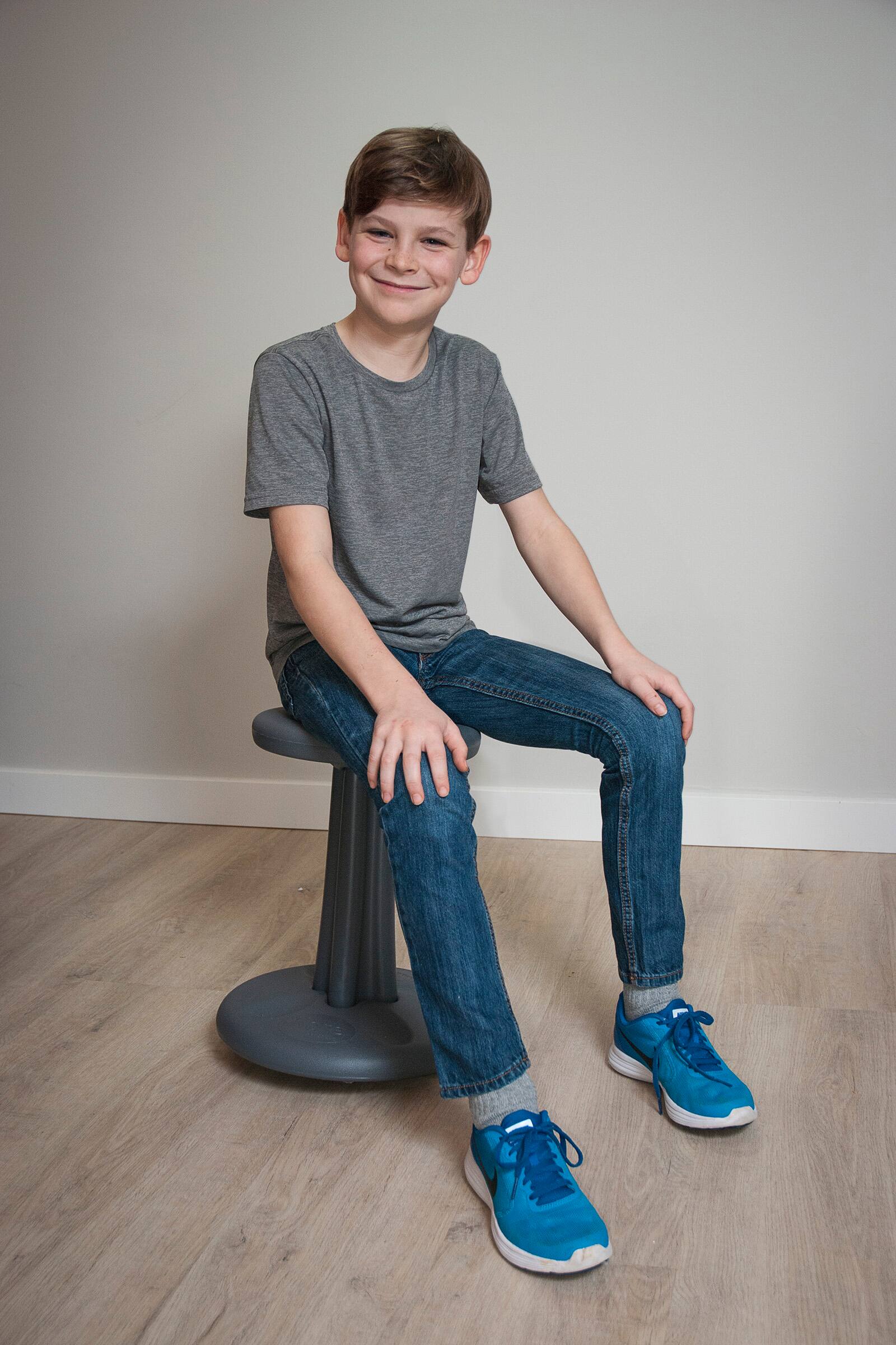 Alt View 2. Kore Design - Pre-Teen Wobble Chair 18.7" - Grey.