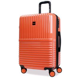 World Traveler - Dejuno Tonal 24-Inch Polycarbonate Spinner Luggage - Coral
