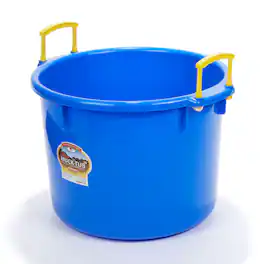 Little Giant - 40 Quart Durable and Versatile Utility Muck Tub w/Handles, Blue