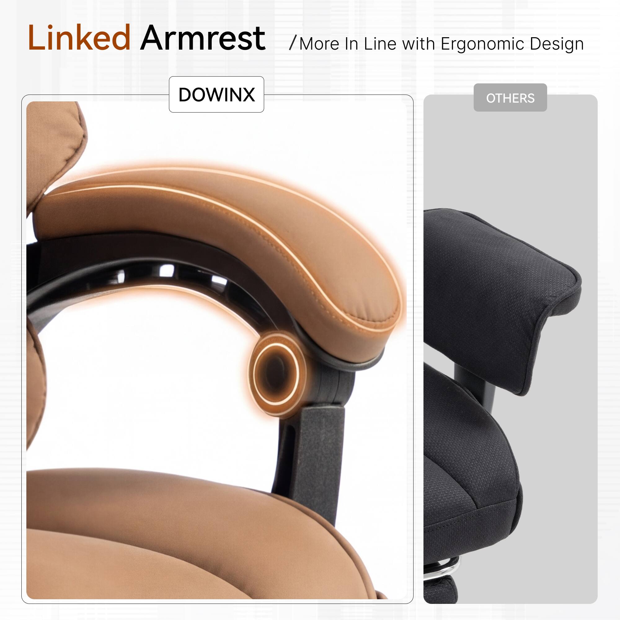 Linked Armrest / More In Line with Ergonomic Design

DOWINX

OTHERS