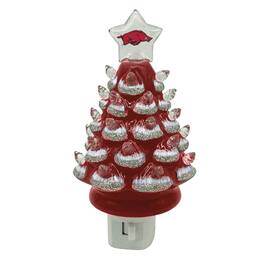 Santa's Workshop - Arkansas Razorbacks 6.5" Tree Night Lite - Red