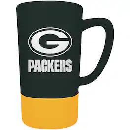 Great American Products - Green Bay Packers Team Logo 16oz. Laser Etched Jump Mug - Multicolor