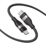 Anker - Nano USB C Cable Softline 240W Flexible Multi-Color Braided Cord - Black