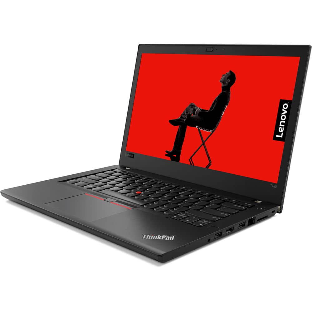 Lenovo Thinkpad T480 Laptop Intel i5-8350U 1.7GHZ 8GB 256GB SSD Windows 10  Pro Refurbished Black T480.8.256.Pro - Best Buy