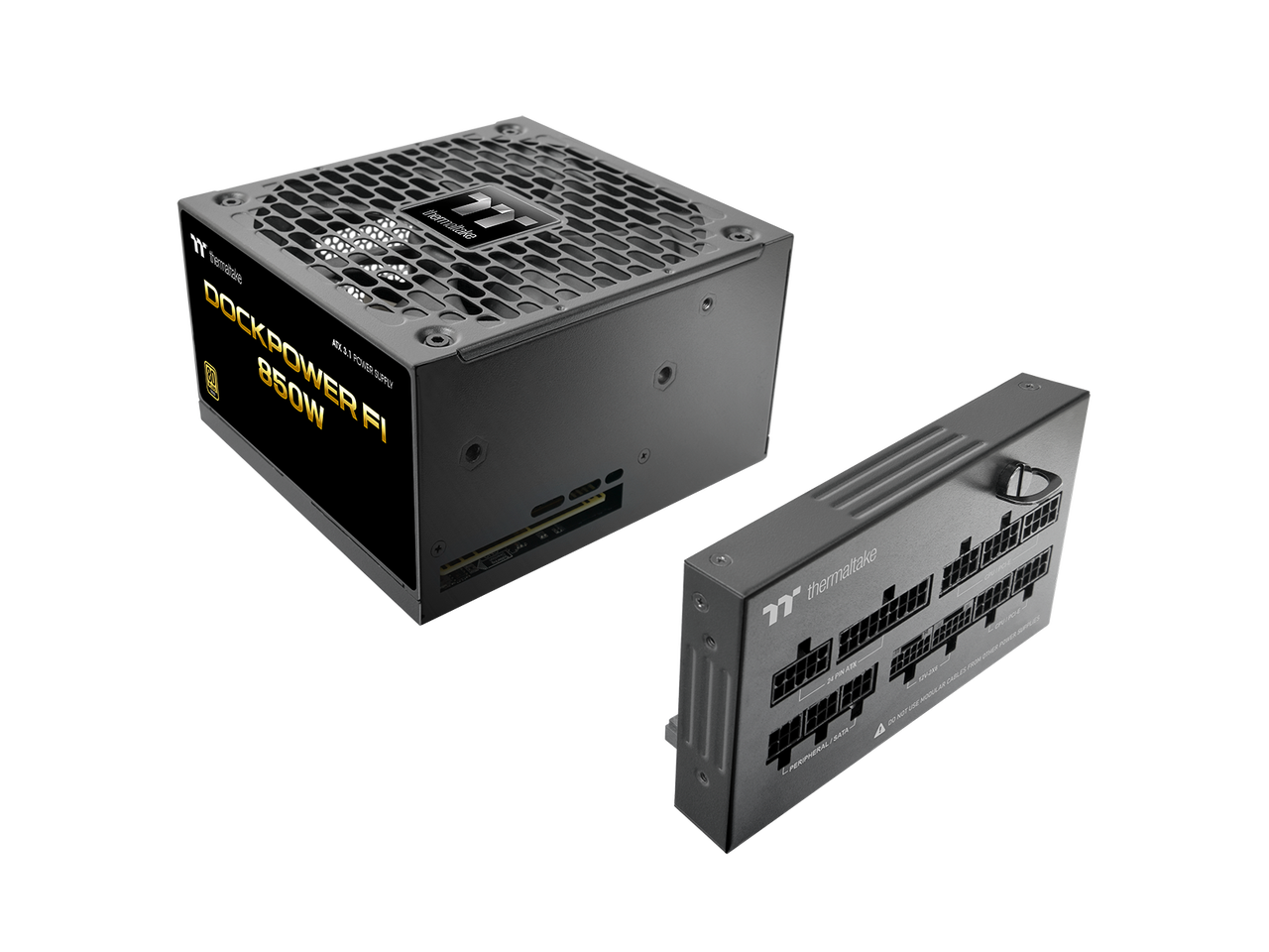Thermaltake DOCKPOWER AZK 3.1 c POWER SUPPLY 850W FI

Thermaltake
One Liquest PUBLES
PAST - www.009 PERIPHERAL
129-2019 and MODER AR 2020 MAY 20%