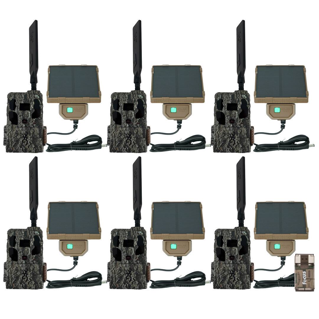 Front. Browning - Browning Trail Camera Defender Wireless Pro Scout Max 46MP with Solar Power Pack.