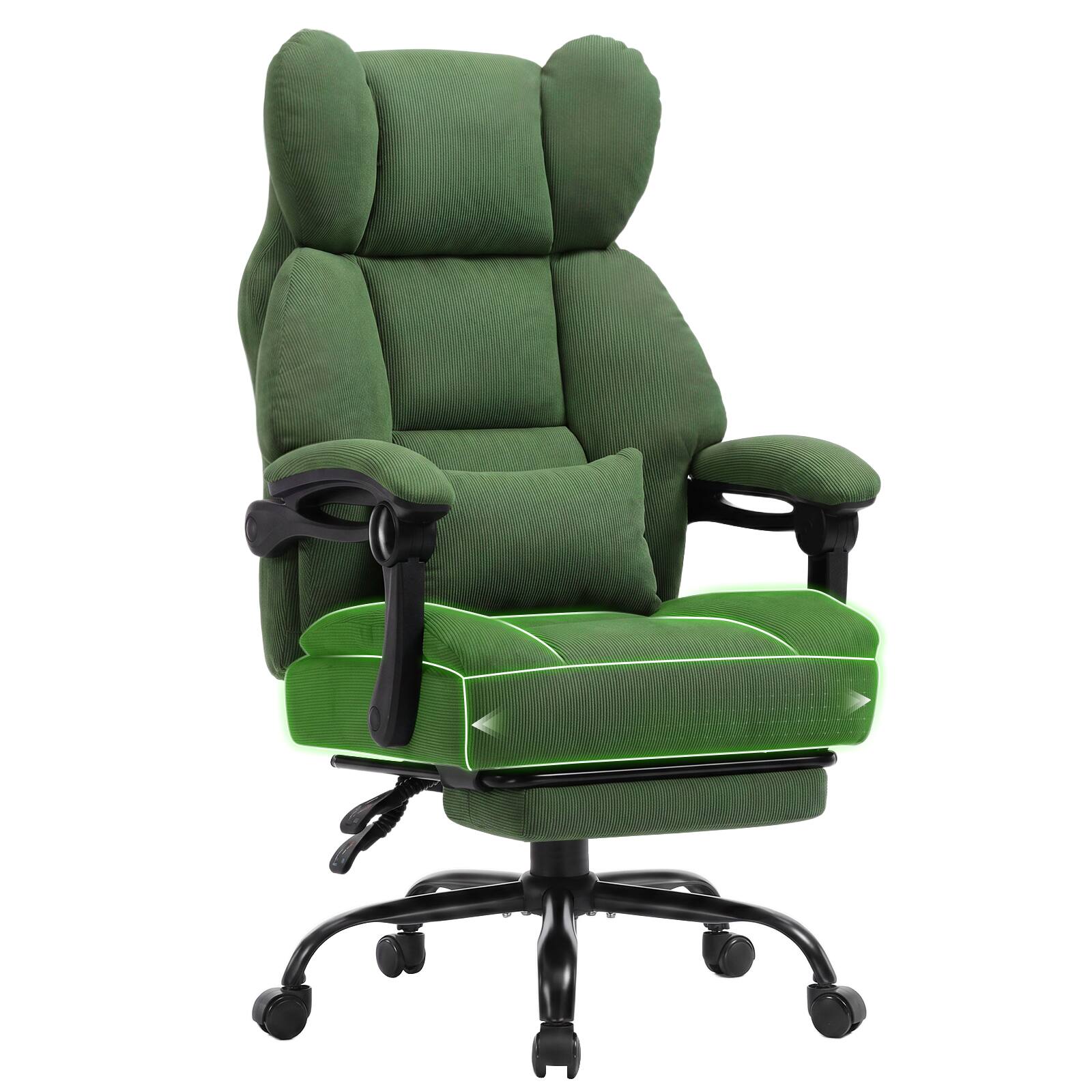 CloudRest Pro Heavy Duty Gaming Chair with Pocket Spring Cushion ...