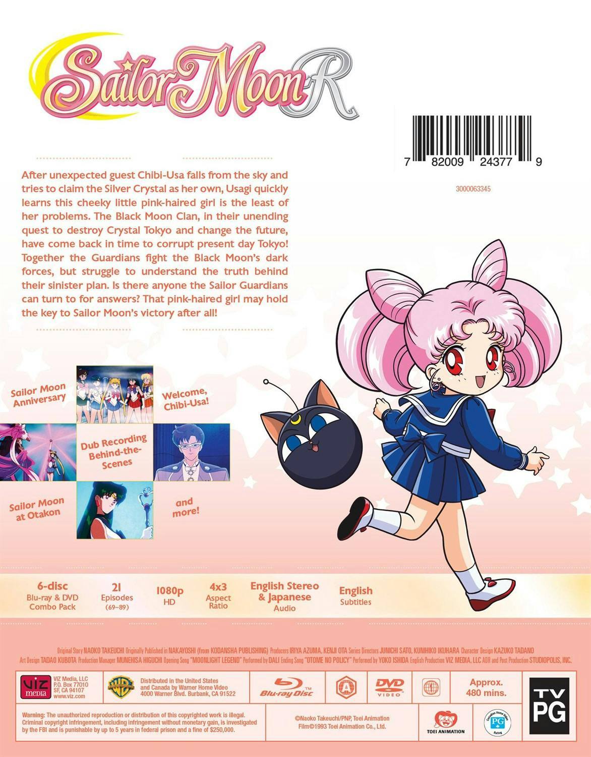 Back. Sailor Moon R: Season 2 Part 2 (Blu-ray + DVD) [Blu-ray].