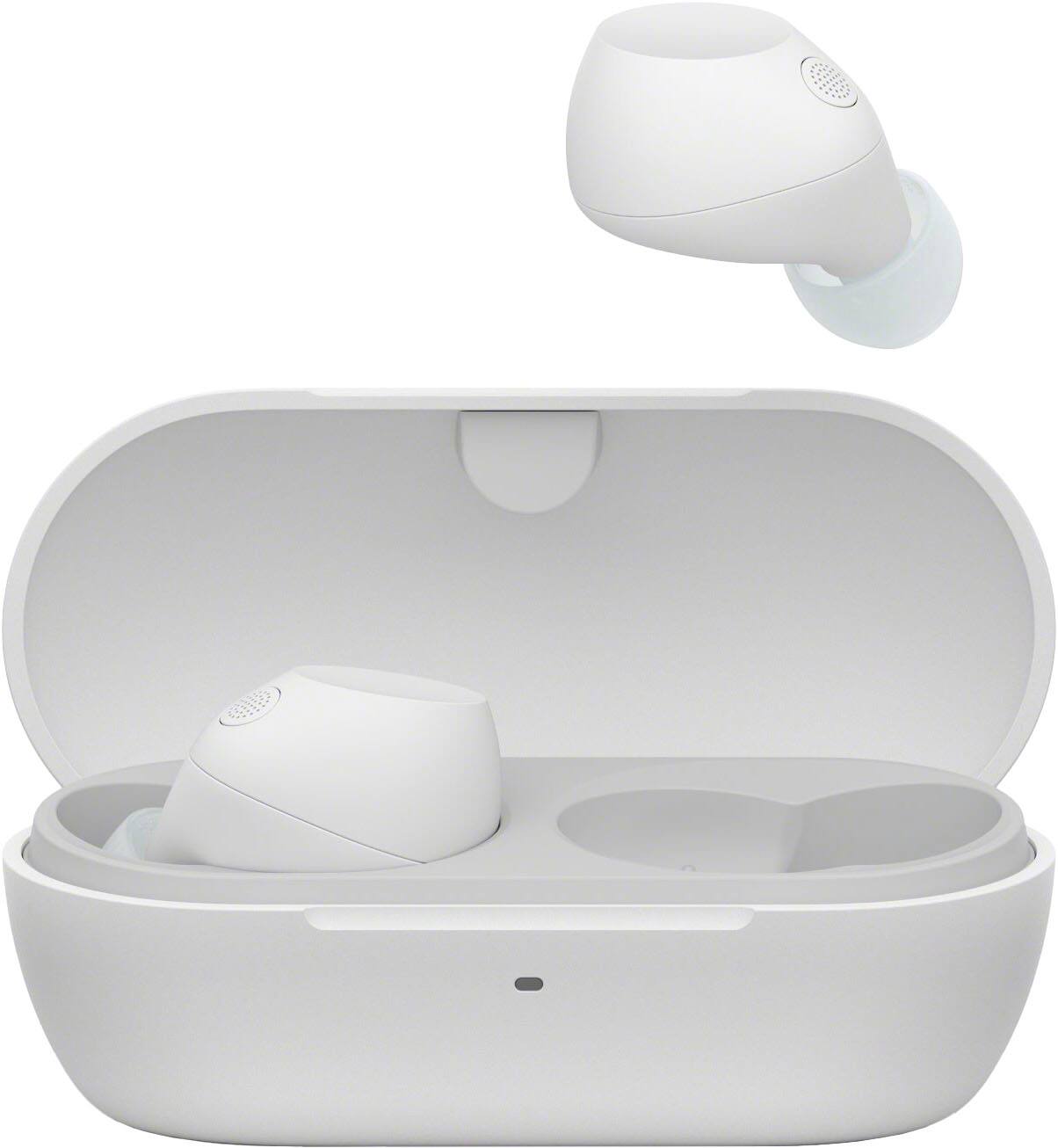 Alt View 1. Sony - WF-C710N Truly Wireless Noise-Canceling Earbuds - White.