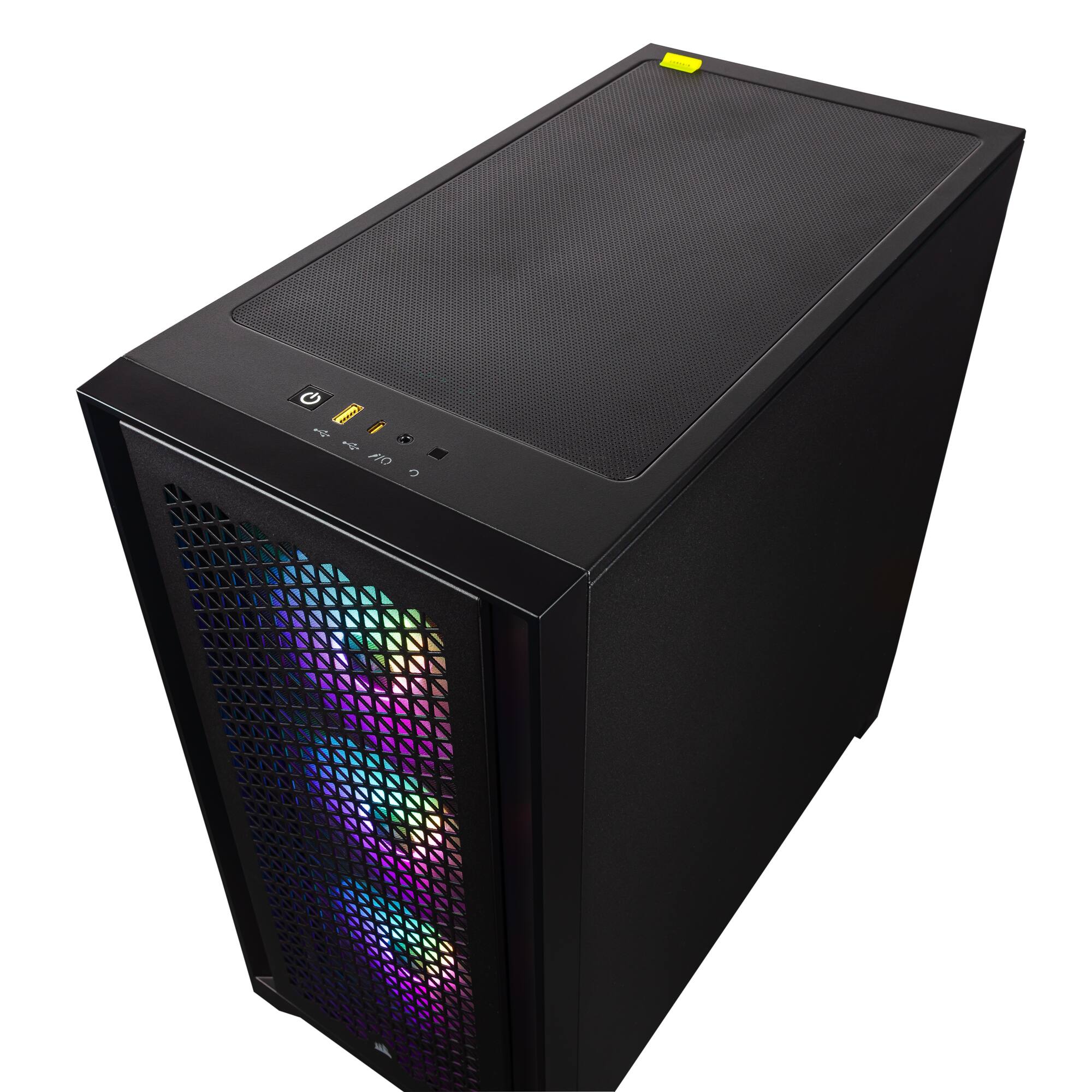 Alt View 7. Velztorm - Velztorm Armix Gaming Desktop (Ryzen 9 7900X, 32GB, 2TB SSD + 2TB 3.5 HDD, RTX 5080, Win 11 Pro ) - Black.