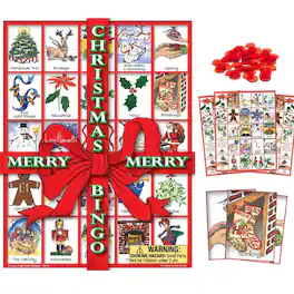 Lucy Hammett Games - Lucy Hammett Christmas Bingo Holiday Game Festive Fun for Kids, Parties, and Family Nights