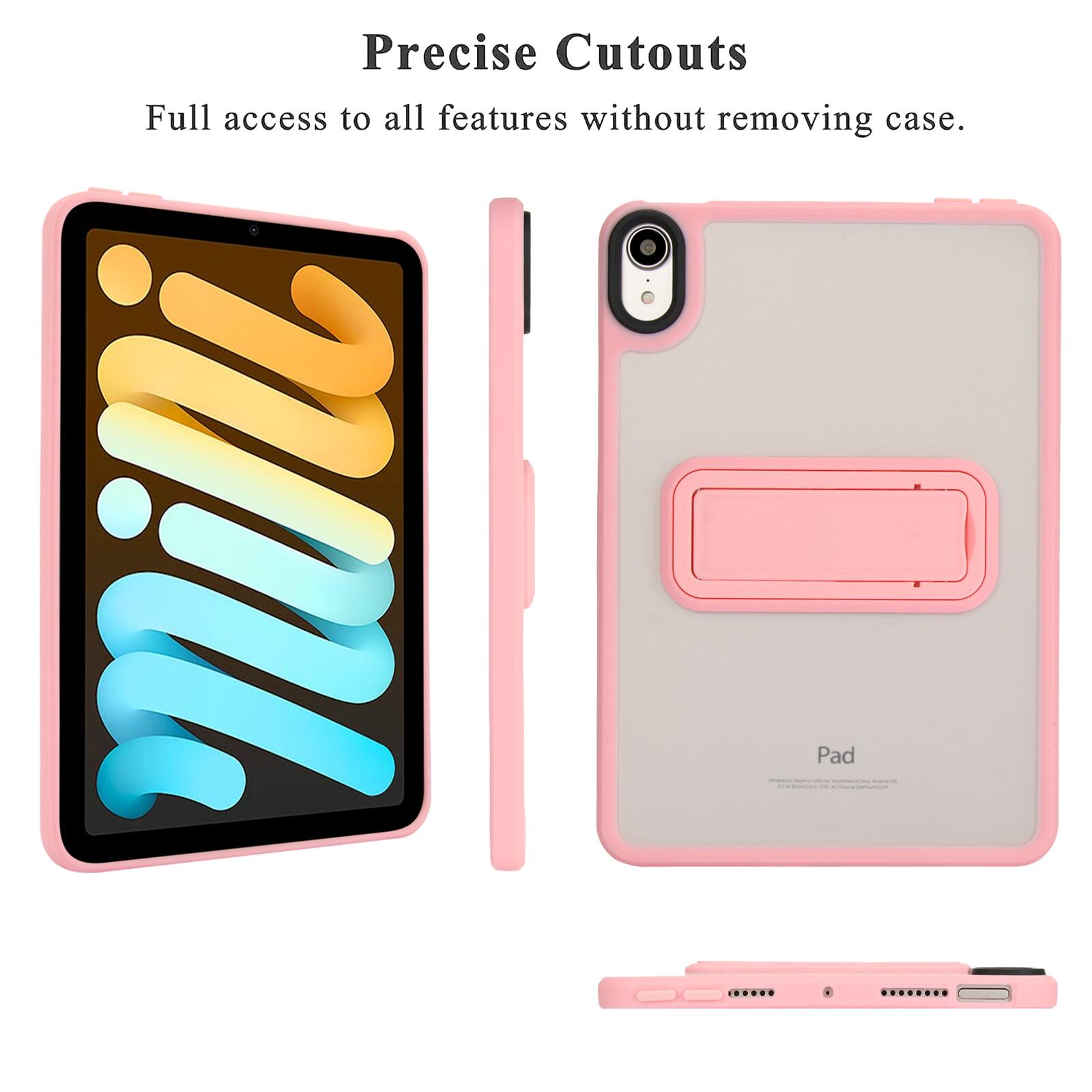 Precise Cutouts  
Full access to all features without removing case.