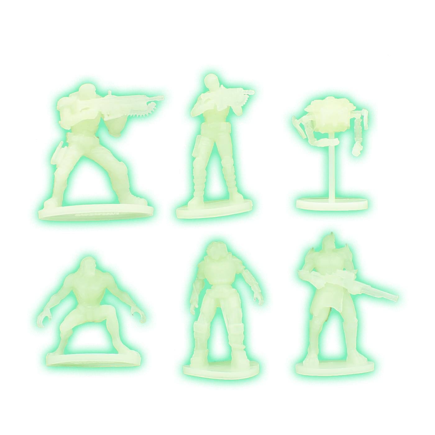 Toynk - Gears of War Nanoforce Army Builder Figure Collection - 6 Pack - Glow In The Dark - White price history on PriceWatchPro