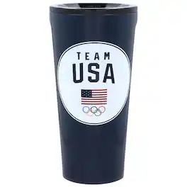 Corkcicle - Team USA 16oz. Circle Badge Stainless Steel Tumbler - Navy