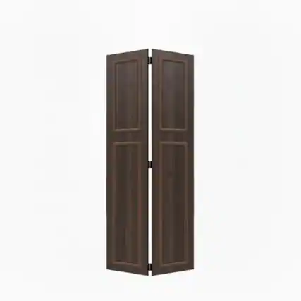 Front. Boyel Living - Antique brown Interior Barn Door 48-in L x 1.5-in W x 84-in H with Matching Installation Hardware - Antique brown.