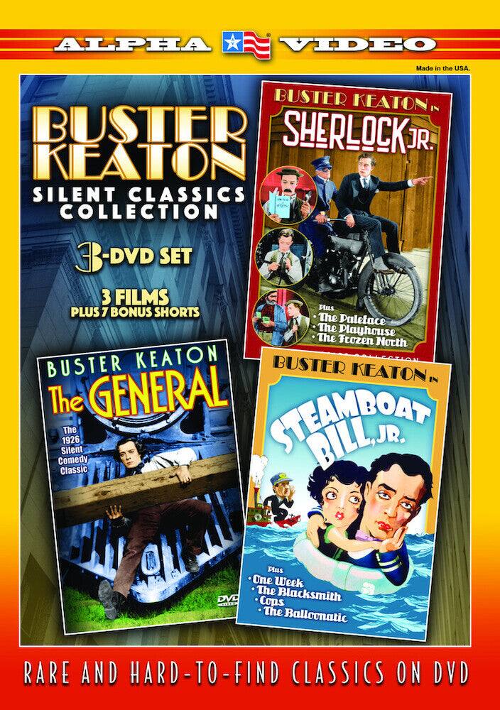 Front. Buster Keaton Silent Classics Collection (3-DVD) - DVD.