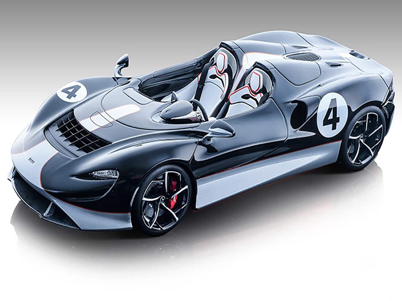 "2020 McLaren Elva Convertible #4 Black w/Silver Accents ""Exclusive Collection"" Ltd Ed to 79 pcs 1/18 Car by Tecnomodel" price history on PriceWatchPro