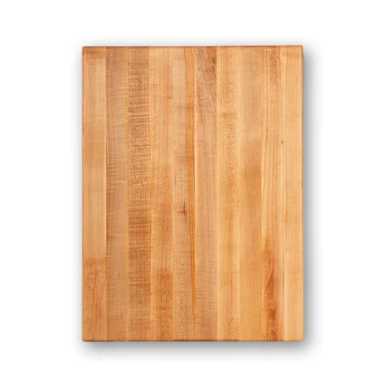 Front. John Boos - John Boos Platinum Series Reversible Wood Cutting Board, 24"x18"x1 3/4", Maple - Maple.