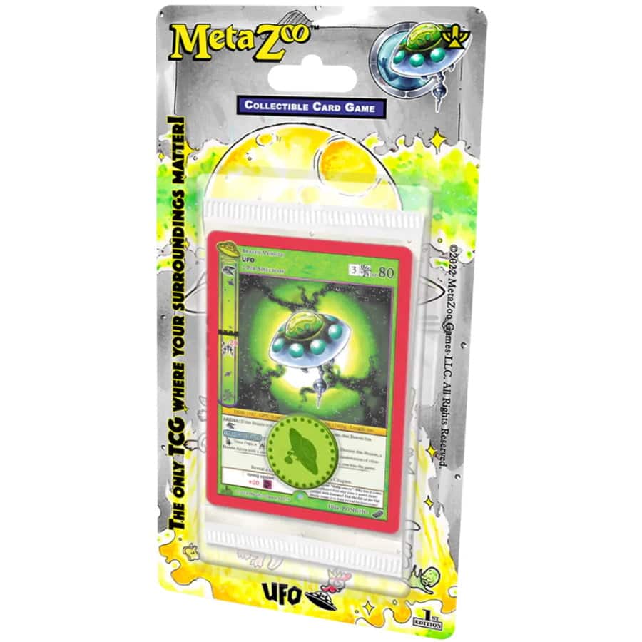 MetaZoo games - MetaZoo: Cryptid Nation TCG - UFO 1st Edition Blister Pack price history on PriceWatchPro
