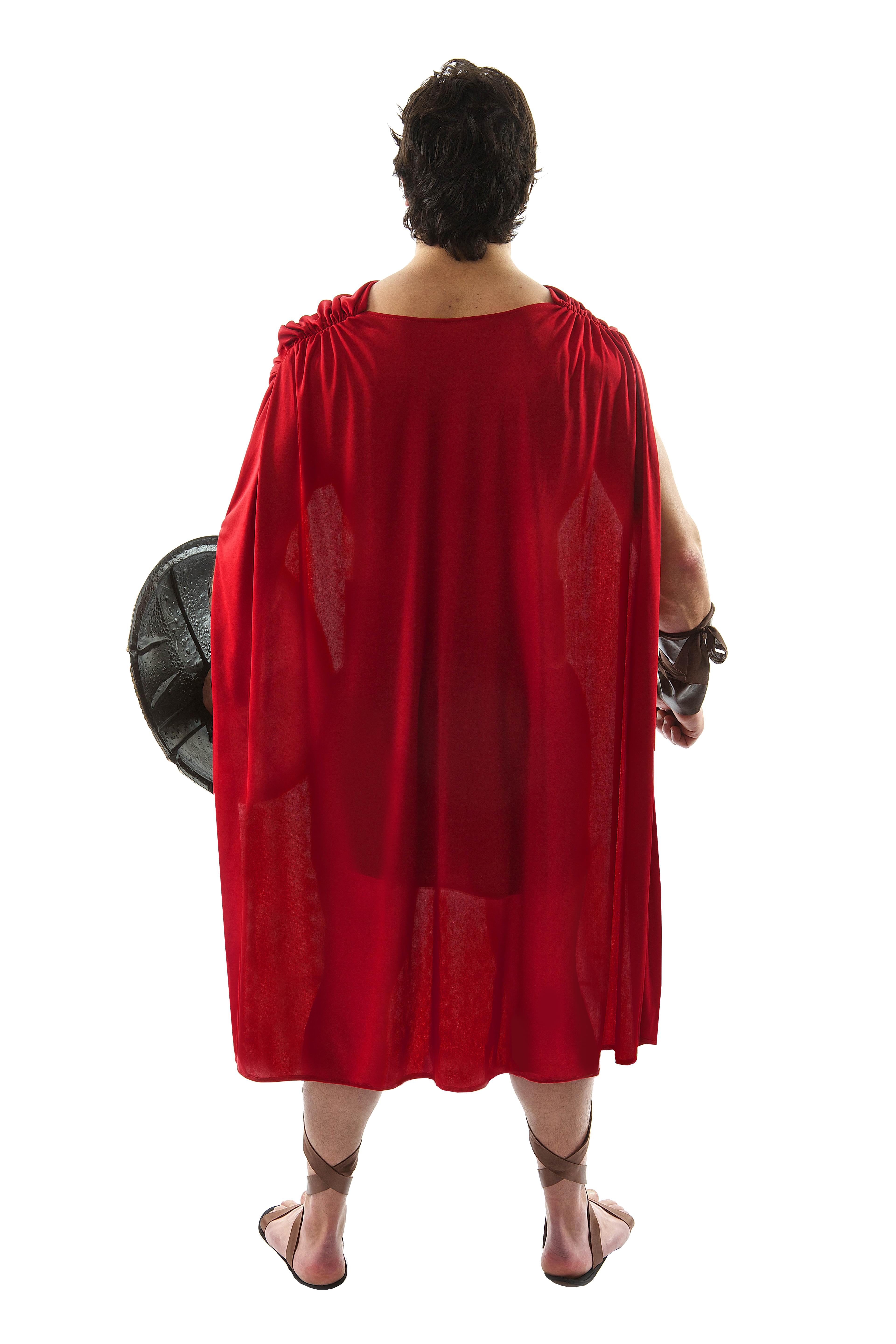 Alt View 1. Orion Costumes - Spartan Warrior Adult Costume | Extra Large - Red.