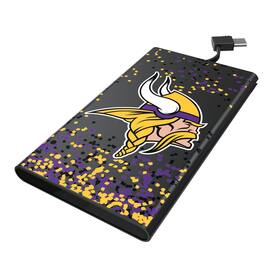Keyscaper - Minnesota Vikings 5000mAh Flat Powerbank - Black