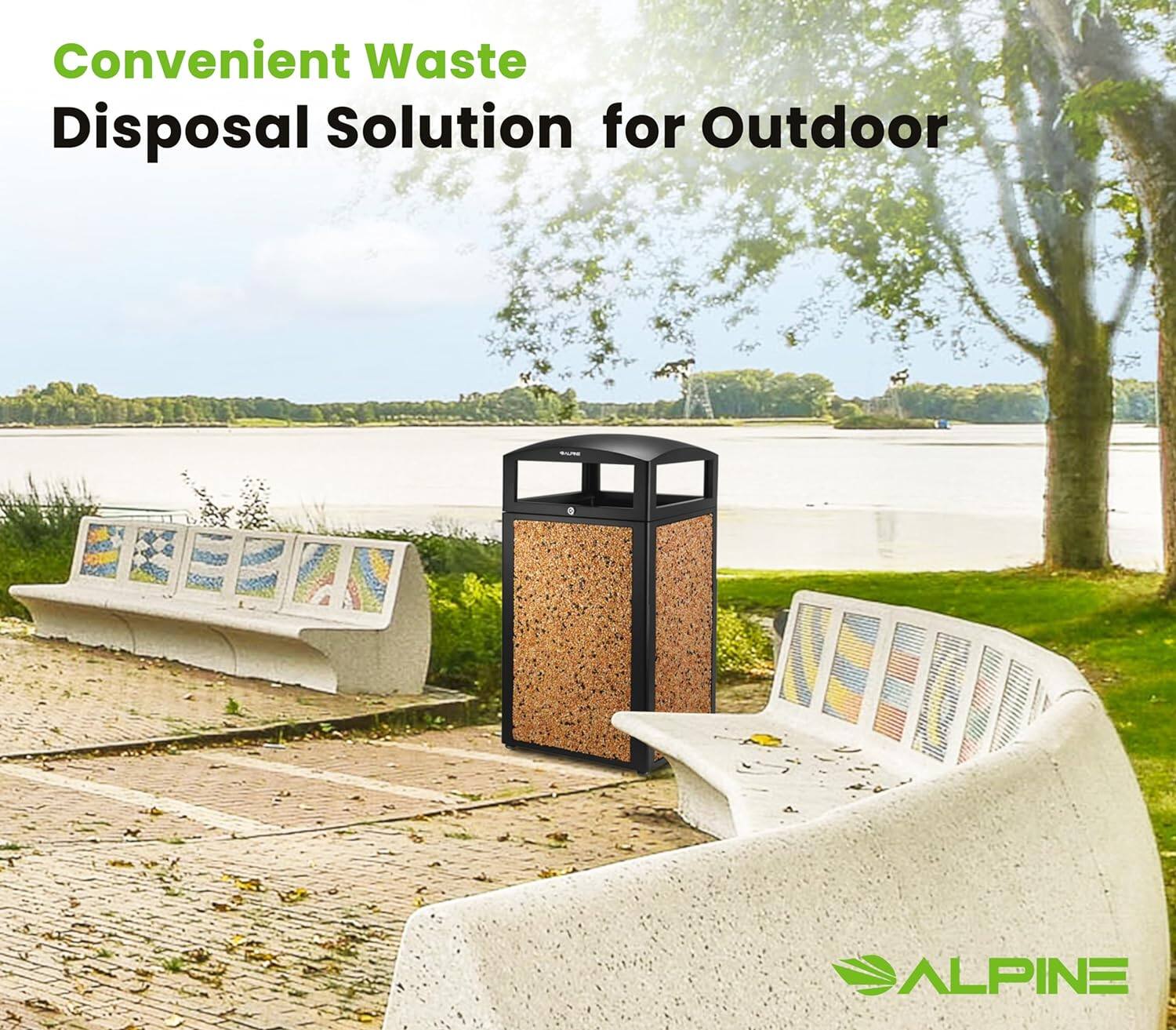 Convenient Waste Disposal Solution for Outdoor ALPINE