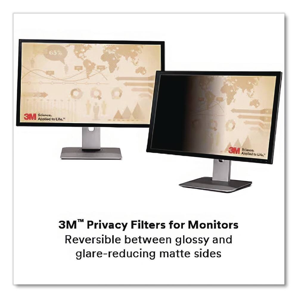 3M Privacy Filters for Monitors  
Reversible between glossy and glare-reducing matte sides