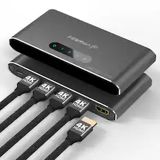 O fosmon 1 01234 2 3 4 4K HDR HDMI 4K HDMI 4K HDMI 4K HDMI 4K INPUT X HDMI 4K