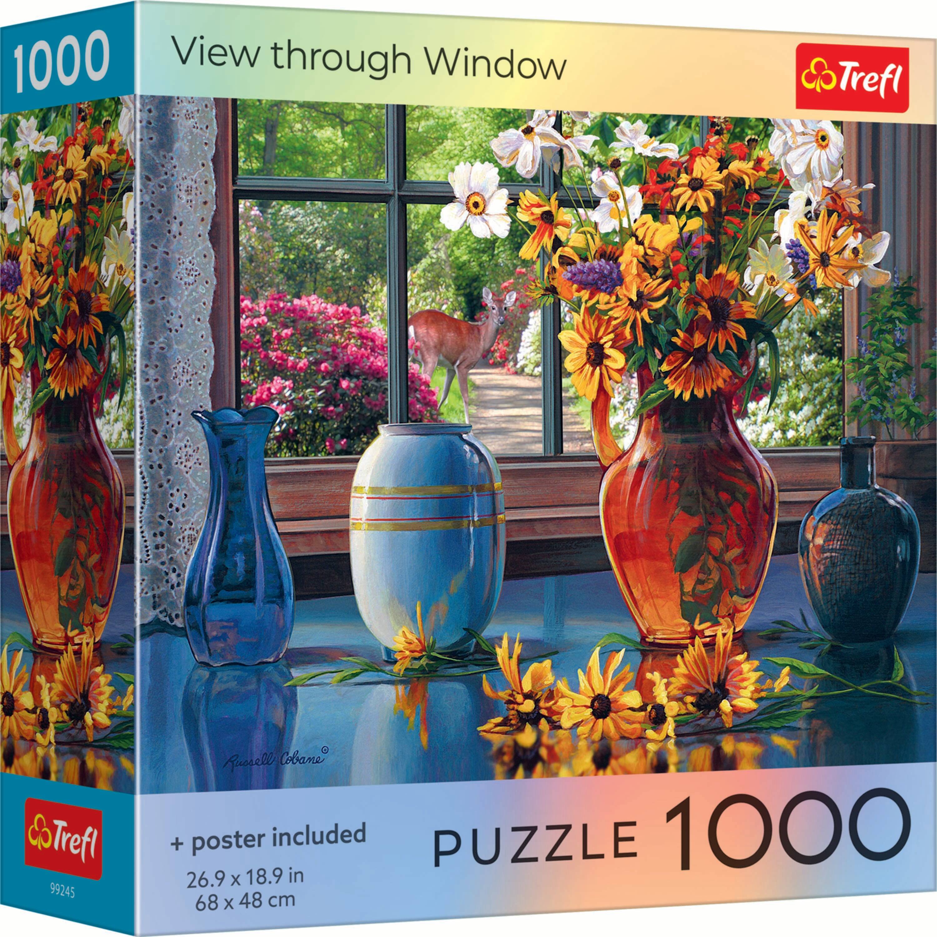 1000  
View through Window  
Trefl  
Russell Cobane  
+ poster included  
PUZZLE 1000  
26.9 x 18.9 in  
68 x 48 cm  
99245