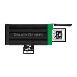 Delkin Devices - USB 3.2 CFexpress Type B and SD UHS-II Memory Card Reader